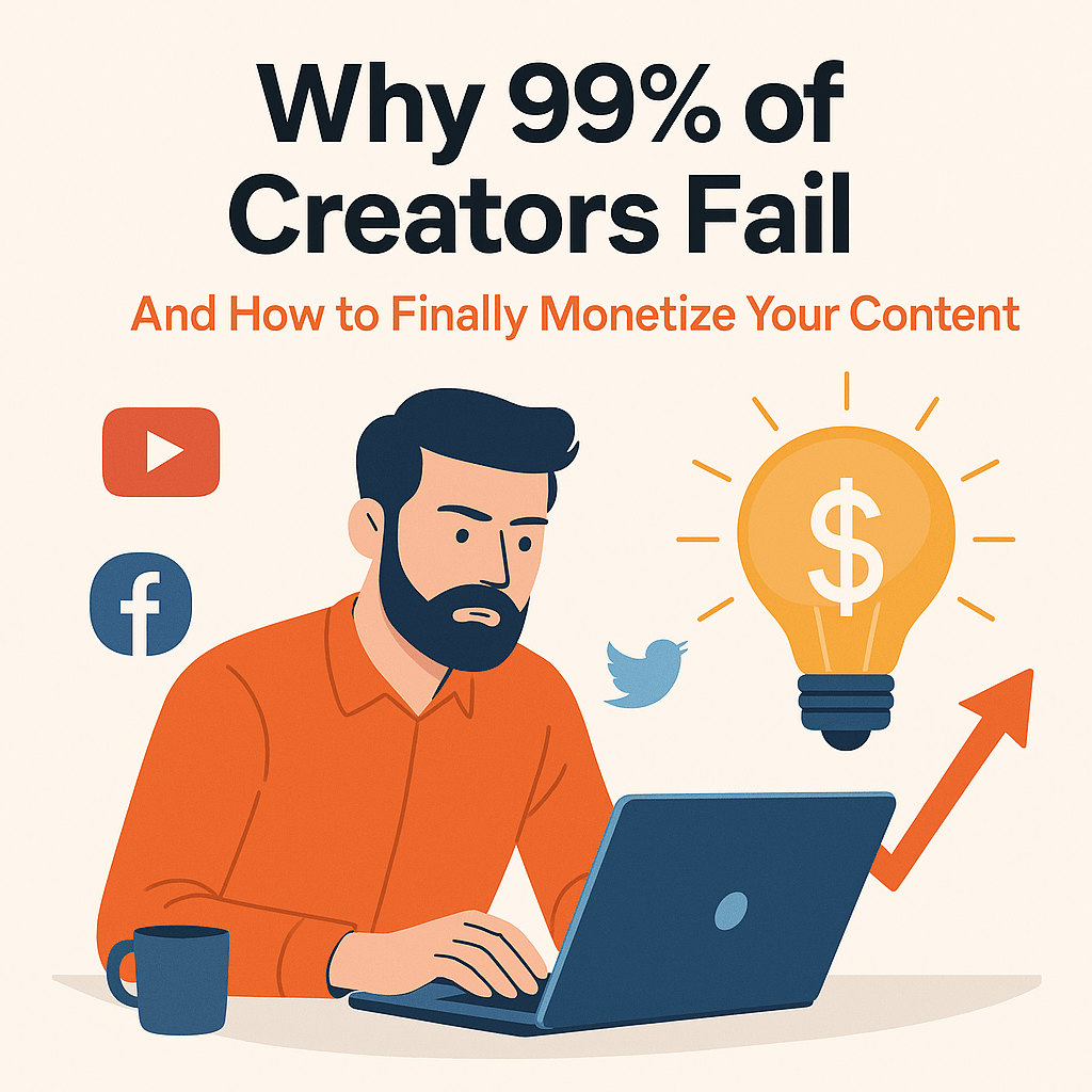 Why 99% Of Creators Fail (And How To Finally Monetize Your Content)